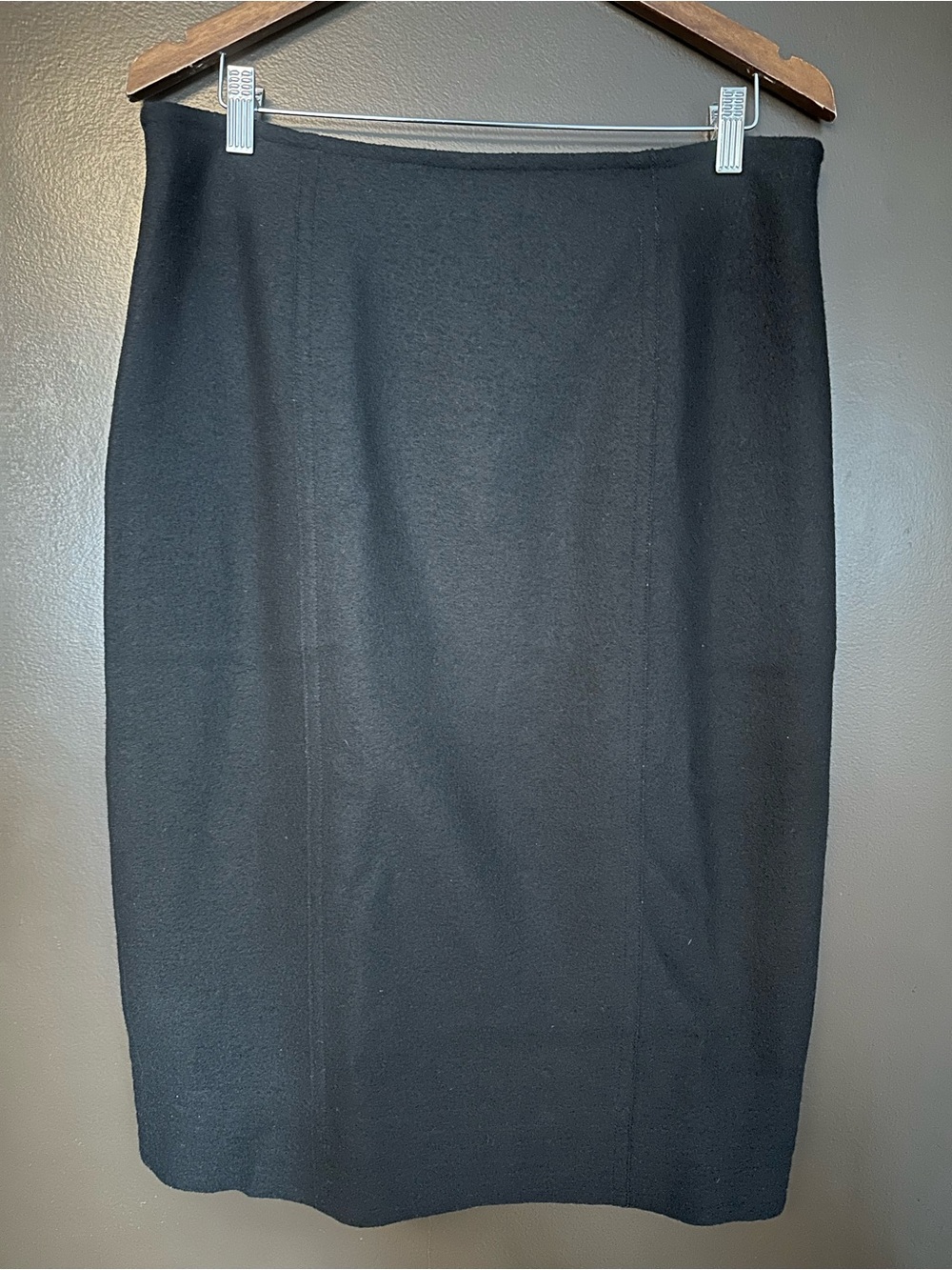 PERUVIAN COLLECTION Heavyweight Knee Length Seamed Skirt Size 14